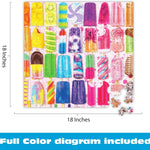 buffalo games frosty treats 300 piece large jigsaw puzzle for adults summer ice cream art