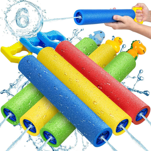LQYoyz Water Gun, 6 Pack Super Water Soaker Blaster Squirt Guns | Water Guns for Kids, 40 ft Range, Pool Toys for Swimming Pool, Beach, Summer Party & Outdoor Water Games