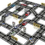 Magnetic Tiles Road Set with Pullback Car, Compatible with Major Brands, Ages 4-8, STEM Building Toy for Kids