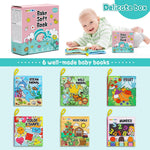 OKOOKO Soft Baby Books Set with 6 Themes for Newborns and Toddlers