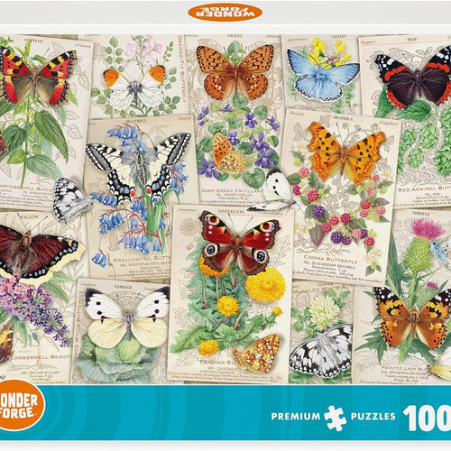 Wonder Forge Butterfly Splendor 1000 Piece Jigsaw Puzzle for Adults with Perfectly Fitting Pieces
