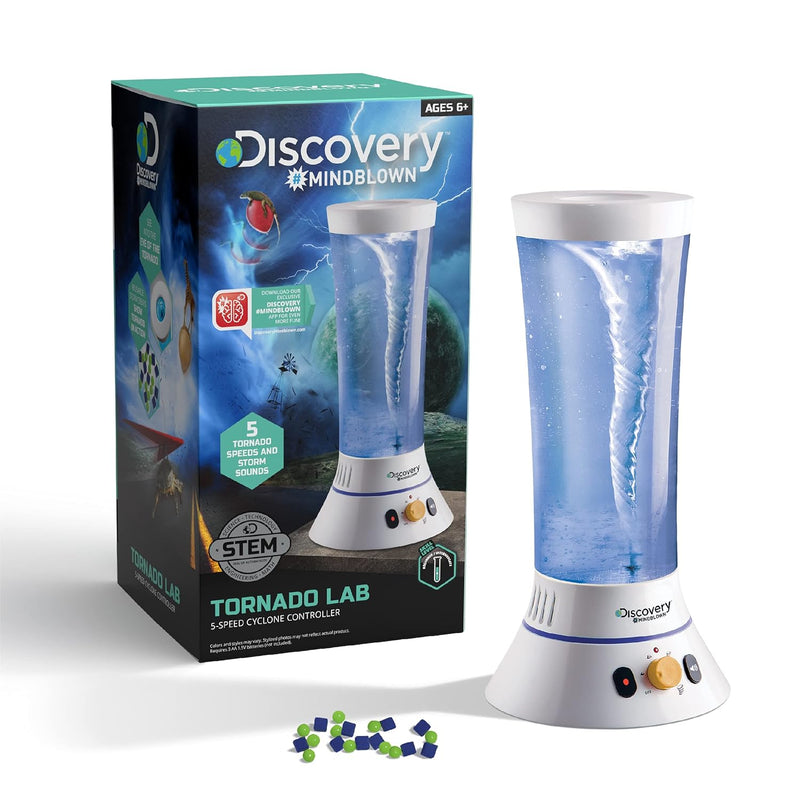 Discovery Tornado Lab 5-Speed Cyclone Controller Educational STEM Kit for Kids Ages 6+