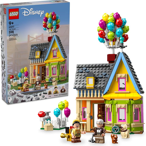 LEGO Disney and Pixar 'Up' House, 598-piece building toy set, aged 9 and up, a fun gift for Disney fans and kids