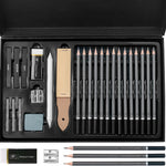 Mr. Pen- Drawing Sketching Pencil Set, 19 pcs, Graphite Pencils (10B-6H) | Graphite Sticks, Erasers, Metal Sharpener, for Drawing, Sketching, Shading & Art Projects