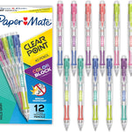 Paper Mate Clearpoint Mechanical Pencil, Break-Resistant, Color Block Edition, HB #2 Lead (0.7mm), 6 Count