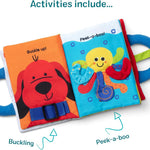 Melissa & Doug K's Kids My First Cloth Book for Babies and Toddlers Early Learning Developmental Soft Activity