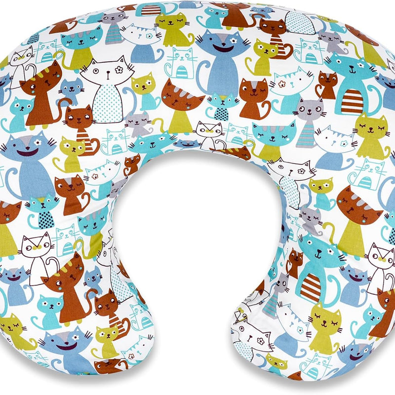 Nursing Pillow & Breastfeeding Pillow – Ergonomic C-Shape for Breastfeeding & Bottle Feeding, Standard Size Breathable with Washable Cover, Hypoallergenic,Tummy Time & Sitting Support (0-12Months)