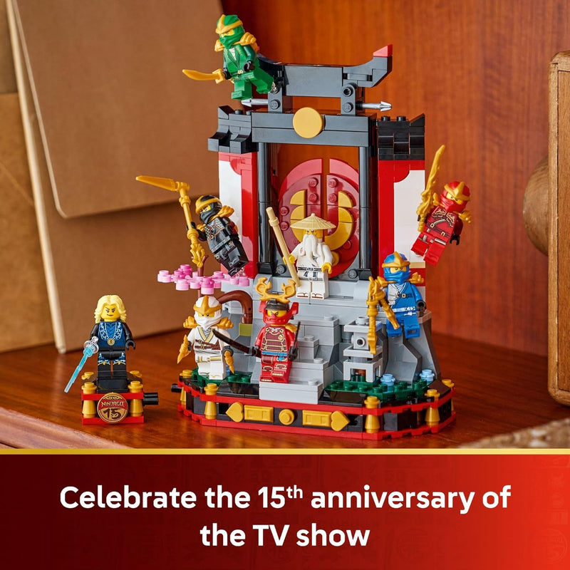 LEGO NINJAGO Ninja Character Display 15th Anniversary Building Toy for Kids Ages 14+, 71866