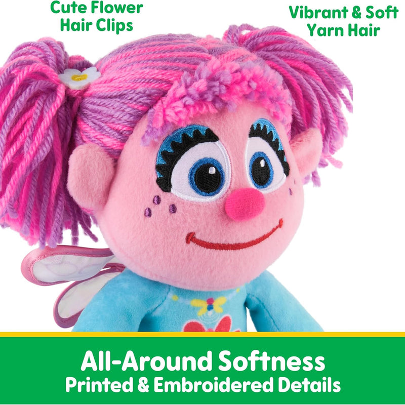 GUND Sesame Street Official Abby Cadabby Take Along Buddy Plush, Muppet Doll, Premium Plush Toy for Ages 1 & Up, Pink, 13”