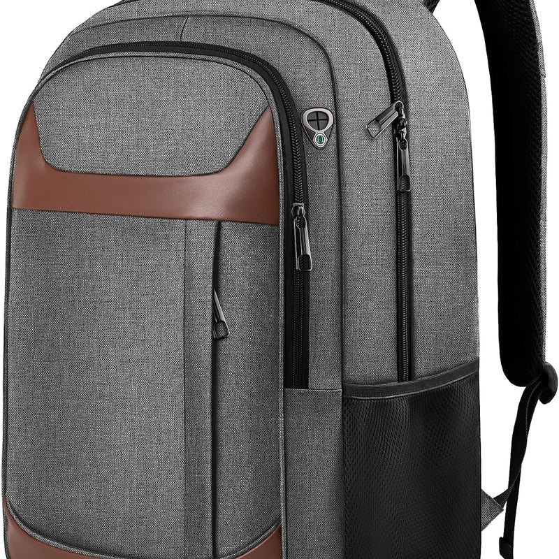 Travel Laptop Backpack 17 Inch, Sturdy Professional Travel Backpack for Men Women with LifetimeWarranty, Airline Approved Big Large Business Work College Computer Backpack, Black
