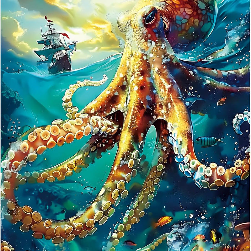 500 Piece Puzzle for Adults, Turtle Jigsaw Puzzles, Sea Animals Puzzles 500 Pieces, Birthday and Barious Holiday Party for Family Adult, Funny Puzzle for Adults, 20.5x15 in