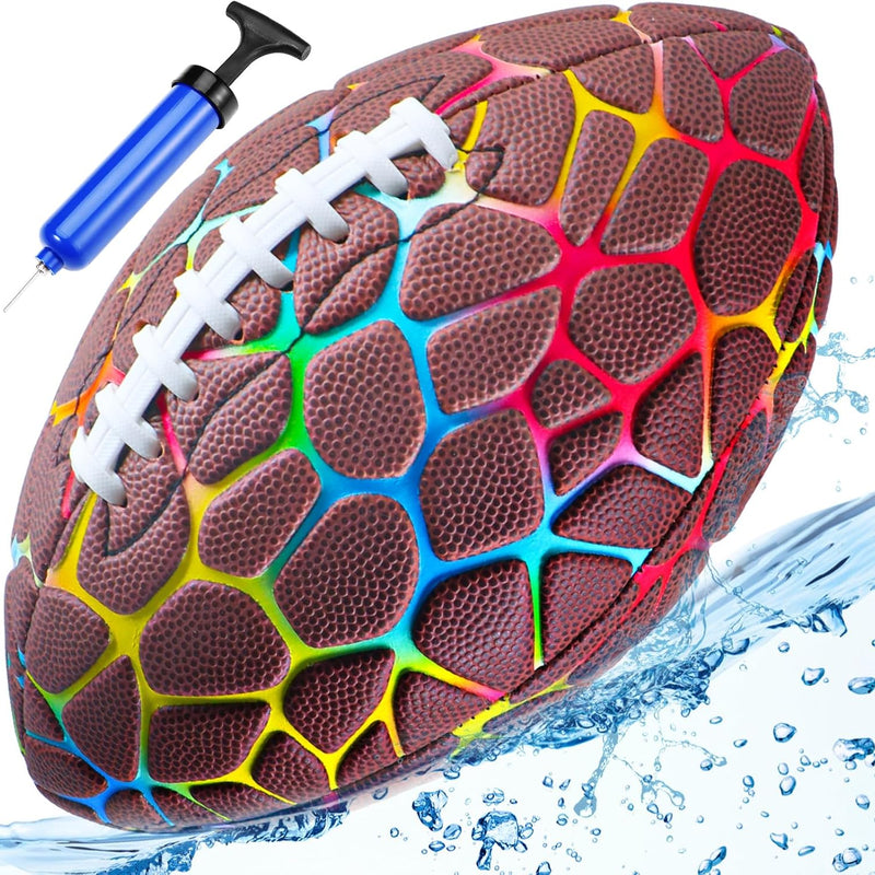 Jasonwell Pool Beach Water Football - Strong Grip Waterproof Football for All-Weather Play Pool Toys Beach Games Outdoor Sports Lake Toy Christmas Birthday Gifts for Kids Boys Teens Adults