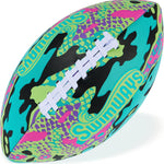 Swimways Hydro Waterproof Football, Outdoor Games for Adults and Kids, Swimming Pool Accessories and Pool Party Games,9.25 Inches, Green