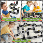 Goodtiles Magnetic Road Expansion Set, STEM Building Blocks for Kids Ages 3-5, Preschool Learning Toys