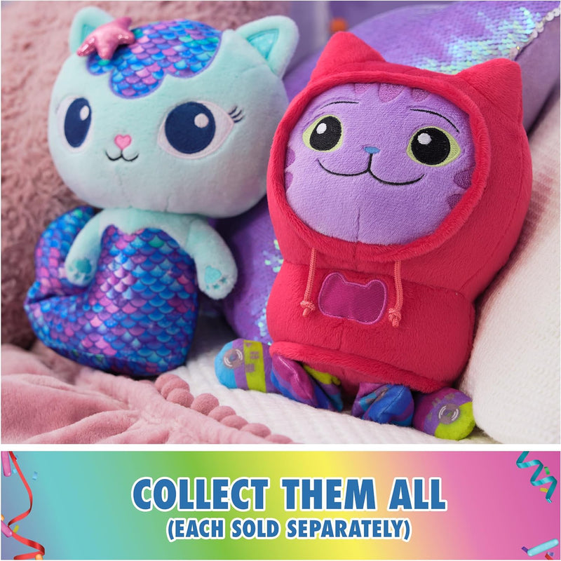 Gabby’s Dollhouse, Move & Groove Daniel James DJ Catnip Plush Toy, 10-Inch Tall Stuffed Animal with Moving Arms, Kids Toys for Girls & Boys Ages 3+