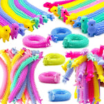 yzxodn 30 pack stretchy strings fidget toys bulk for kids stress relief sensory toys