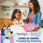 Bentgo + BLUEY Kids Prints Leak-Proof, 5-Compartment Bento-Style Kids Lunch Box - Ideal Portions for Ages 3-7, Durable, Drop-Proof, Dishwasher Safe, & PFAS & BPA-Free Materials (Hearts & Crafts)