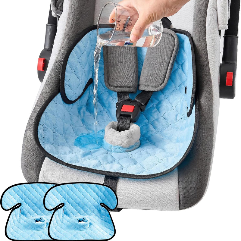 2 Pack Waterproof Piddle Pads Carseat Potty Training Car Seat Protector Waterproof Car Seat Liner Cover to Prevent Pee