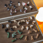 AQKILO Dinosaur Finger Puppet, Tiny Hands Theater Prop, Funny Gag Gift for White Elephant, Easter Basket Swaps, Adults and Kids