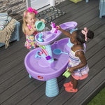 Step2 Rain Showers and Unicorns Water Table for Kids, Toddler Outdoor Sensory Play Table, 13 Accessories, Pink, Ages 18 Months+