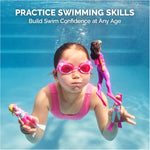 SwimWays Barbie Dive Characters 3-Pack of Pool Toys for Ages 5+ | Weighted Waterproof Figurines Sink and Encourage Active Summer Play; Builds Swimming Confidence With Diving Games and Races