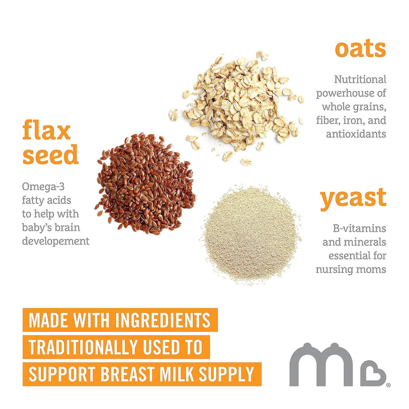 Munchkin Milkmakers Lactation Cookie Bites, Oatmeal Chocolate Chip