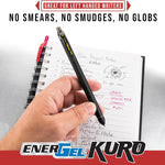 Pentel EnerGel Kuro Shades of the Ocean, Retractable Liquid Gel Pen, Assorted Ink Colors, Pack of 5 (BL437OCNPF5)