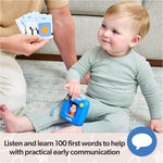 Ms. Rachel First Words Talking Flash Cards with Electronic Reader, 100 Words, Educational Toys for Ages 1-2+