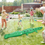 Water Sprinkler for Kids, Large Crocodile Inflatable Sprinkler | Kids Sprinklers for Yard, Outdoor Water Toys Spray Summer Water Play for Boys Girls Dogs Backyard