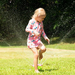 Melissa & Doug Sunny Patch Pretty Petals Flower Sprinkler Toy for Kids Outdoor Water Play