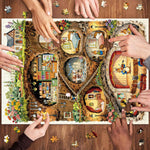 HUADADA Jigsaw Puzzle for Adults 1000 Pieces, Eye Protection, Rabbit House Theme, Birthday Gifts for Women and Men
