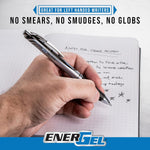 Pentel EnerGel Deluxe RTX Retractable Liquid Gel Pen, Medium Line, Needle Tip, Blue Ink, Box of 12 (BLN77-C), 0.7mm needle
