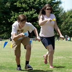 joyin easter egg and spoon race game set for 12 players carnival outdoor yard game
