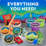 National Geographic Mega Slime Kit & Putty Lab STEM Science Toy for Boys and Girls with 8 Varieties