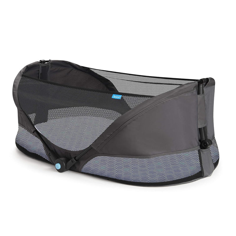 Munchkin Brica Baby Travel Pod, Infant and Baby Travel Essential for Flying and Car Travelling, Easy Setup, Portable, Grey