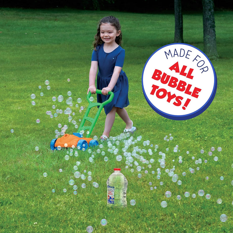 Fubbles Premium Non-Toxic Bubble Solution, 64oz, Made in USA