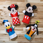 Melissa & Doug Disney Mickey Mouse & Friends 4-Piece Soft & Cuddly Hand Puppet Set for Imaginative Play, Featuring Mickey, Minnie, Donald, and Goofy for Kids and Adults.