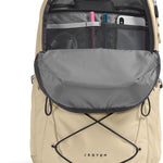 The North Face Women's Jester Everyday Laptop Backpack - Commuter Travel Bag, Laptop Sleeve, Water-Repellent, Gravel/TNF Black, One Size