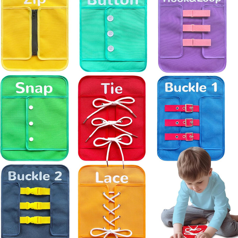 Craftstory Toddlers Montessori Busy-Board for 3-5 year girls boys gifts development of fine motor skills