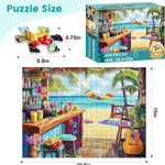 500 Piece Seaside Bar Puzzle for Adults and Family Games