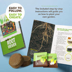 Dan&Darci root viewer kit for kids, grow your own plant, science STEM toy, craft gardening kit for ages 4-8