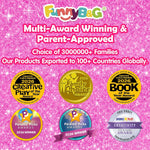 FUNNYB&G Foil Art Craft Kit for Kids, Sparkly Birthday Gift Toy for Girls