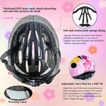Lamsion Kids Adjustable Helmet with Protective Gear Set for Toddlers, Ages 3 to 8, Boys and Girls, Cycling, Skating, Scooter Helmet