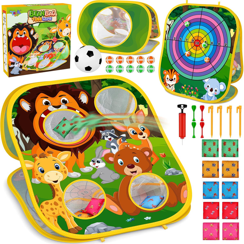 Animal Bean Bag Toss Game Outdoor Toy for Kids Family Party Supplies