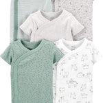 Simple Joys by Carter's Unisex Baby 5-pack Side Snap Short-sleeve Bodysuit