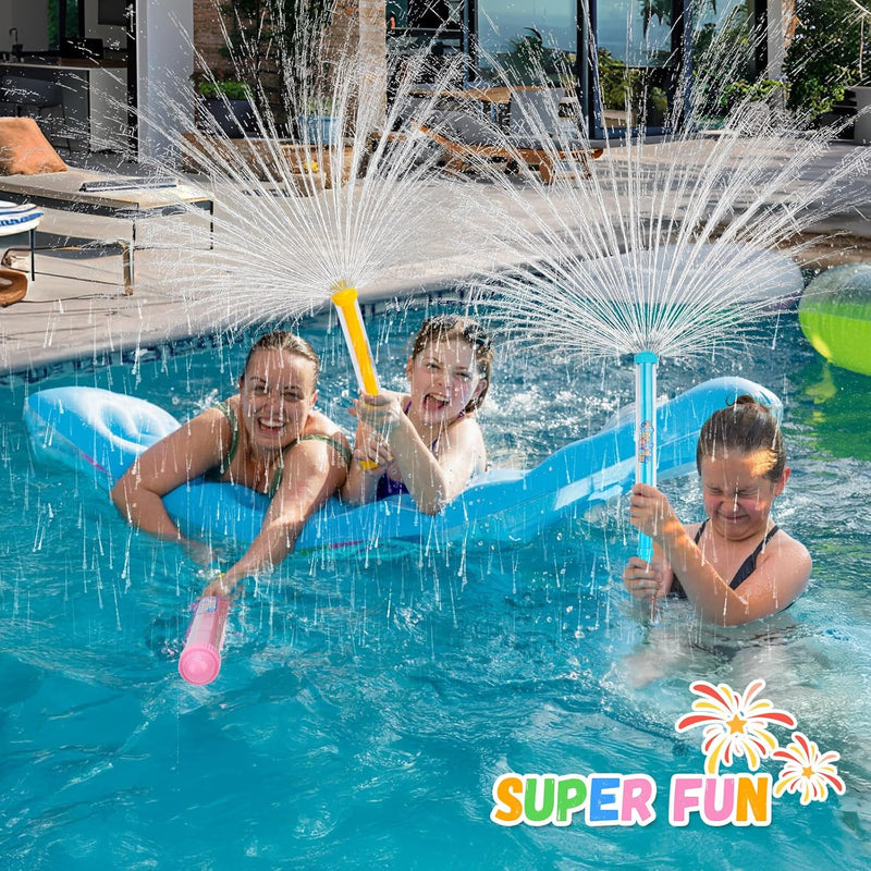 12Pack Creativity Fireworks Water Gun, Sprays Water Like Fireworks, Squirt Gun for Kids, Bulk Samll Water Blaster Summer Pool, Backyard, Beach, Birthday Party Outdoor Game Toys
