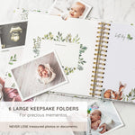 Keepsake Baby Memory Book – Timeless Gender Neutral First 5 Year Baby Book | For Baby Boy or Girl – Record Entire Birth-Age 5 – Milestone Book – Baby Journal Scrapbook Photo Album – Reveal & Shower Gift