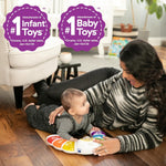 Baby Einstein Glow & Discover Light Bar Toy for Infants 3 Months+, Multisensory Learning and Development
