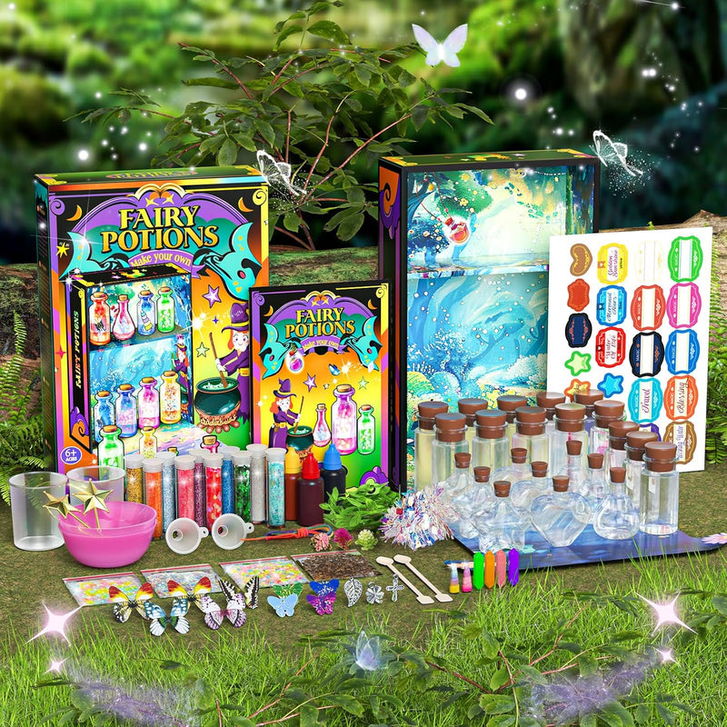 Magic Potion Kit for Girls,22 Potions Magic Mix Set for Kids 6 7 8 9 10 11 12 Years Mystery Potion Making kit Art Craft Kit Gifts Toys for Christmas Halloween Birthday