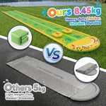40×5.9FT Heavy Duty Slip and Slide with Sprinkler and 2 Boards, Water Slide for Adults with 3-Way Water Sprinkler, Giant Slip n Slide for Outdoor Backyard Lawn Kids Teens and Adults (Yellow&Green)